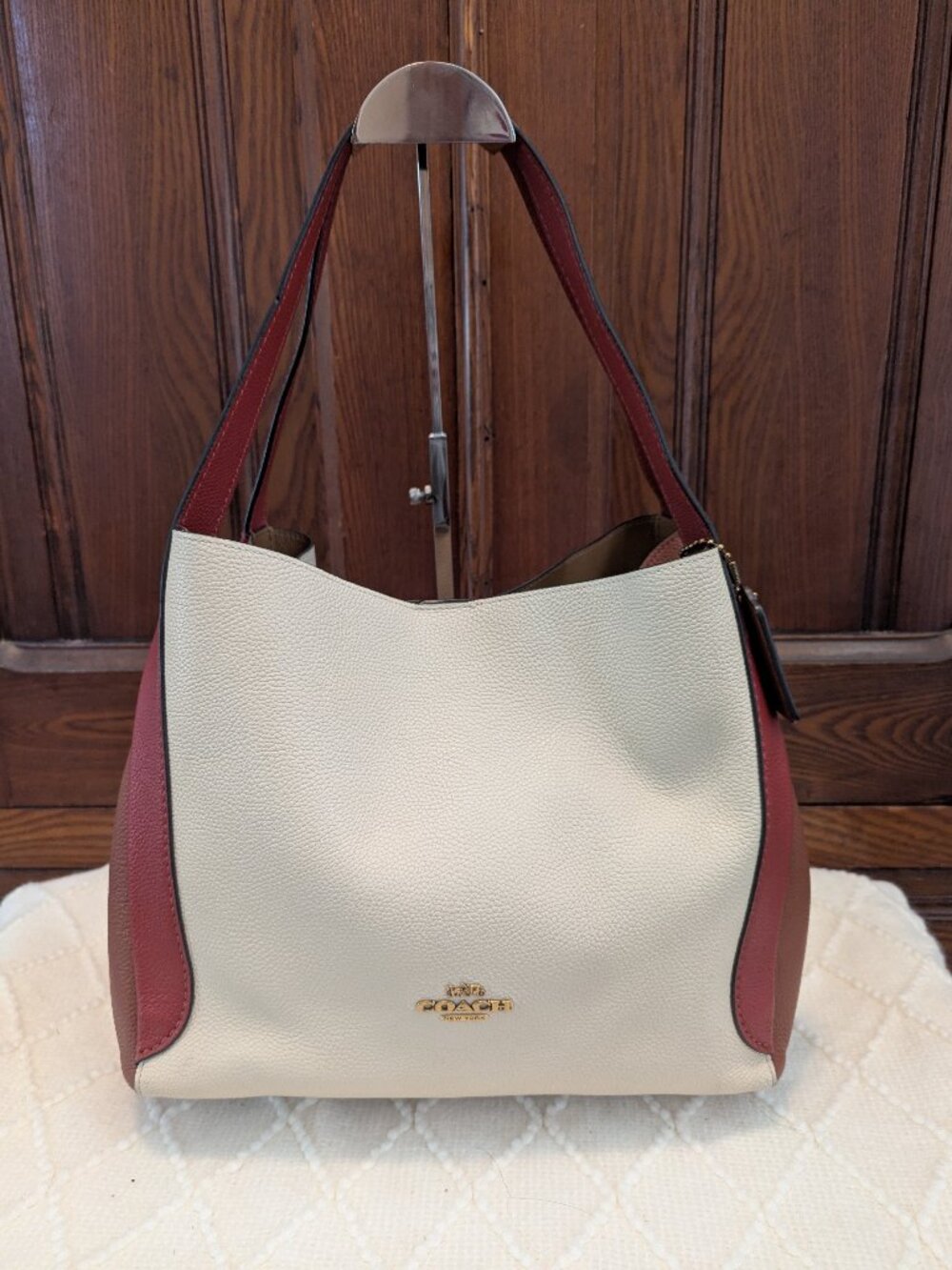 Coach Hadley hobo in colorblock leather